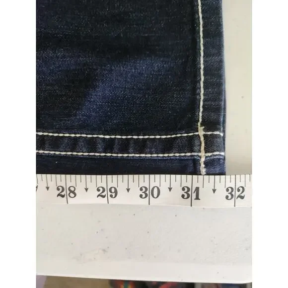 BKE Stella Bootcut Jeans Women's 29×31.5 factory distressing preppy rodeo - Picture 11 of 11